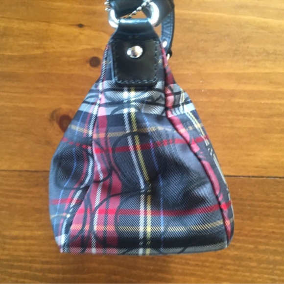 Coach Signature Sparkle Tartan Plaid Bag - Picture 4 of 11